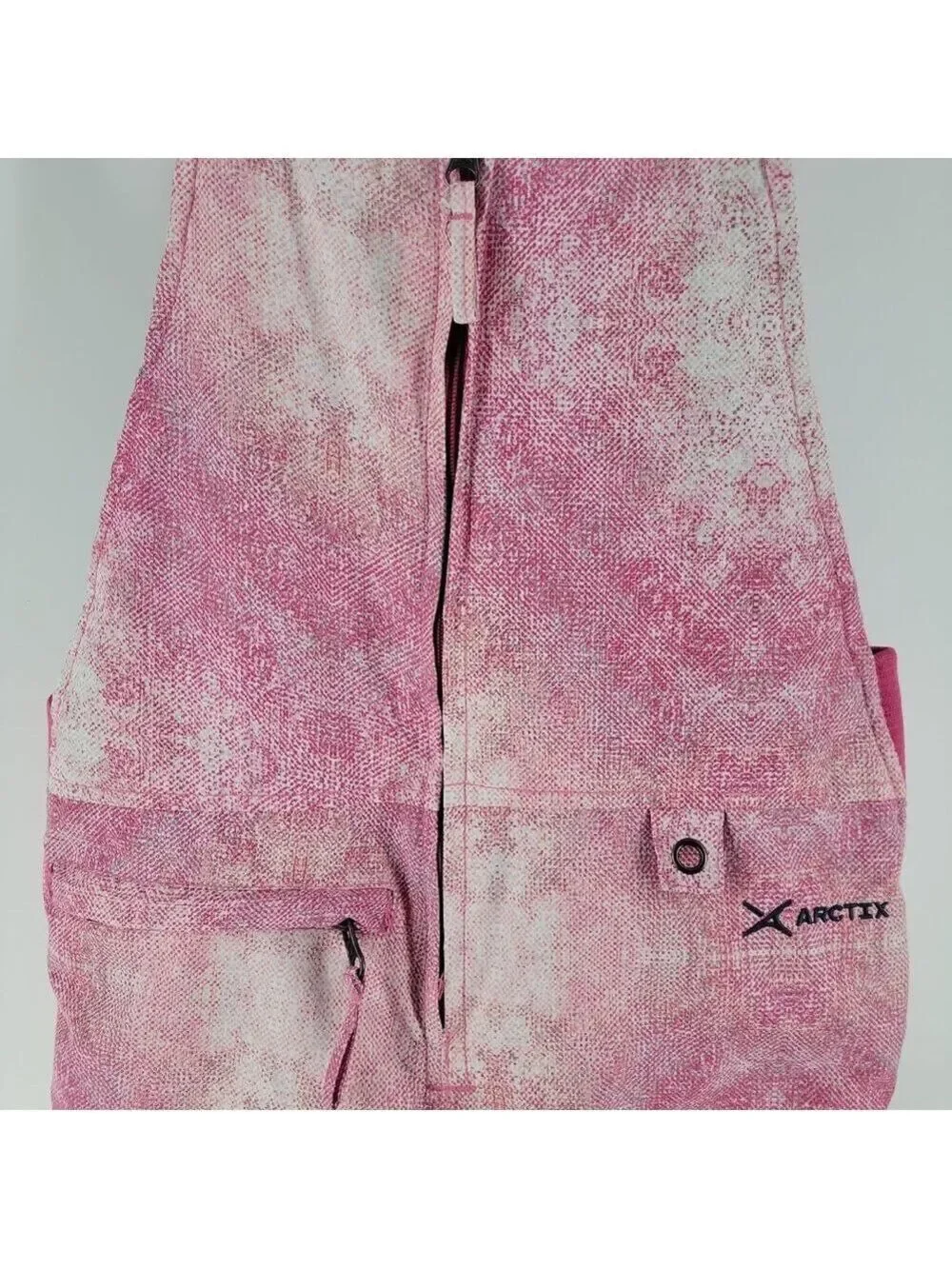 Arctix Youth Ski Bib Overalls Pink Insulated Snow Pants Girls L